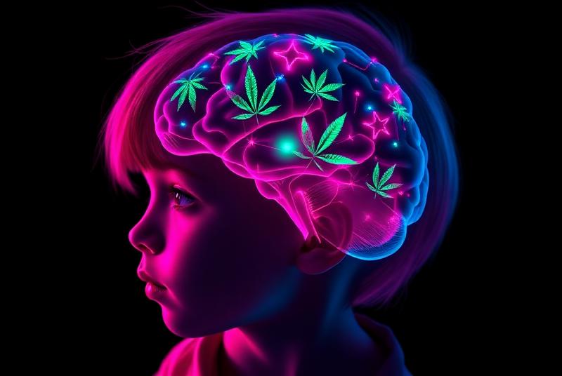 Metal cannabis grinder with ground weed and kief