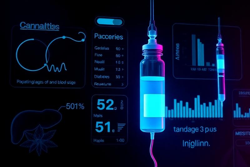 Hemp and marijuana plants compared side by side