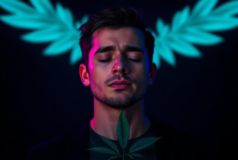 Cannabis providing natural stress relief and relaxation